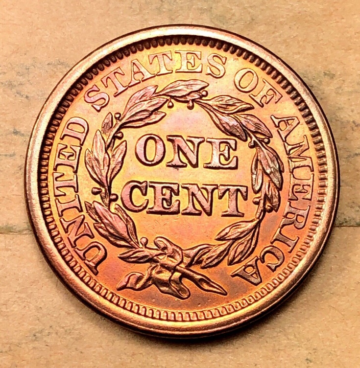 1844-Braided-Hair-Large-Cent-For-Grading