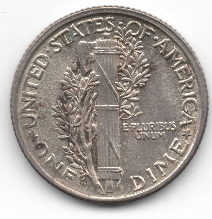 1925-D-Mercury-Dime-For-Grading