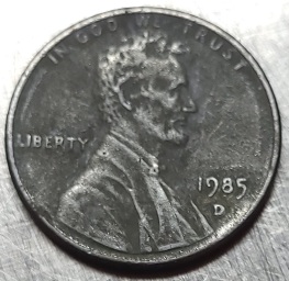 1985-D-Steel-Penny?-Found-Roll-Searching