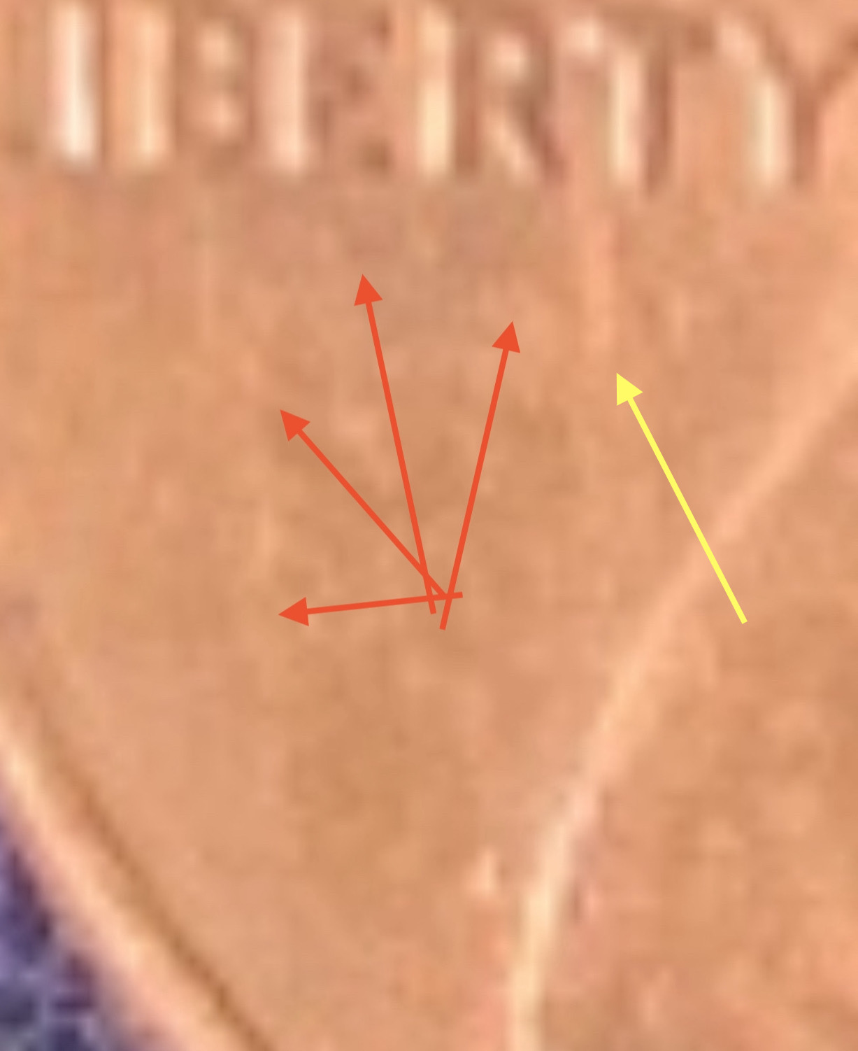 1995-D-LMC-REV-Struck-Through.-Outline-On-Obverse.