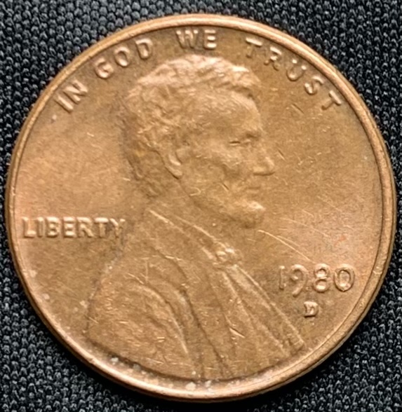 1980-D-Lincoln-Memorial-Cent-Spike-Head