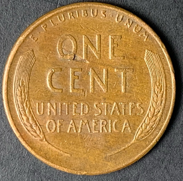 1950-S-Lincoln-Wheat-Cent.-Lam/Peel