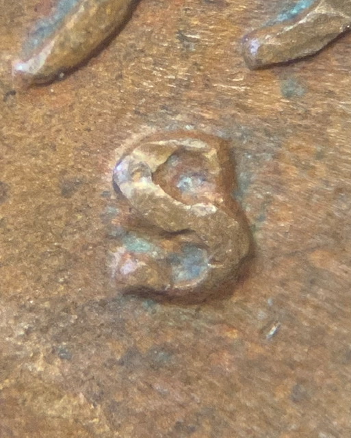 1950-S-Lincoln-Wheat-Cent.-Lam/Peel