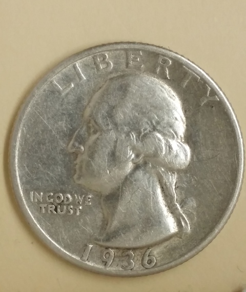 1936-D-Washington-Quarters--X3..........