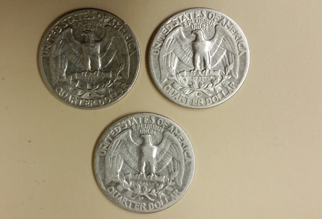 1936-D-Washington-Quarters--X3..........