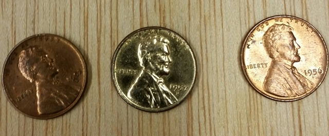 Why-Is-My-1957-D-Cent-Gold?