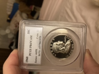 1960-Franklin-Half-PCGS--PR-67-Cameo