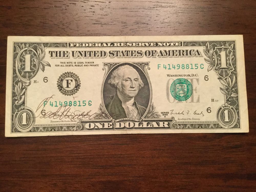 $1-Bill-Signed-By-Baseball-Hall-Of-Famer-Ted-Williams