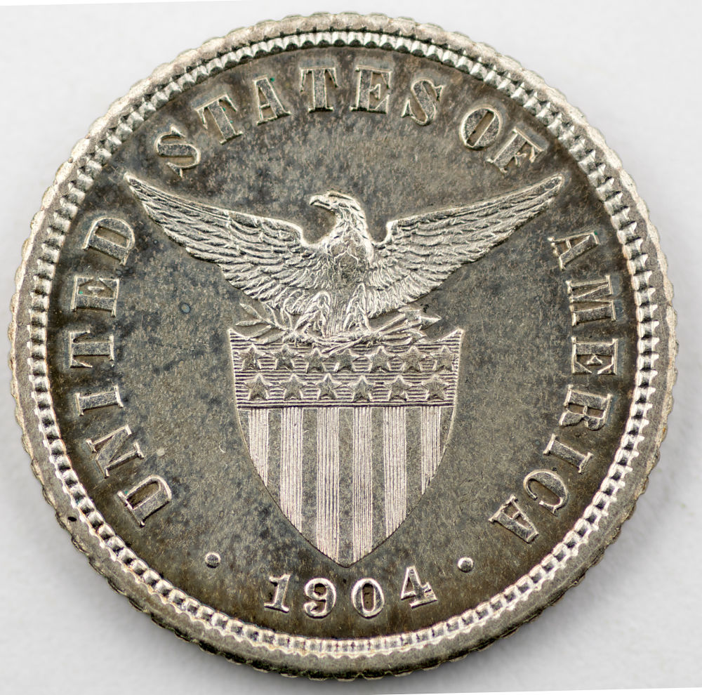 1904-Ten-10-Centavos-United-States-Philippines-Uspi-KM#-165-Proof?