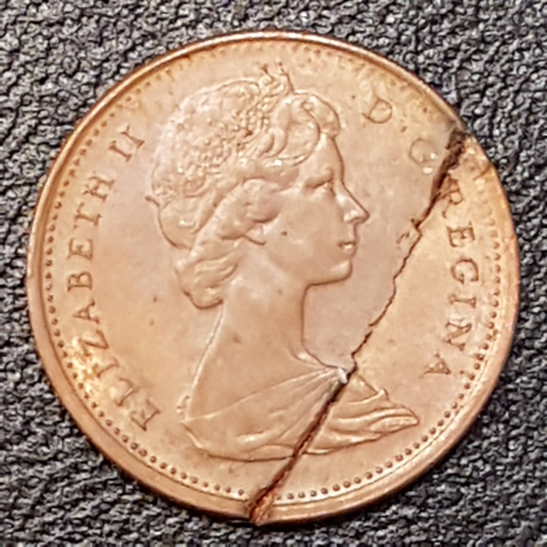 1969-1-Cent-Broken-Planchet---Beauty!