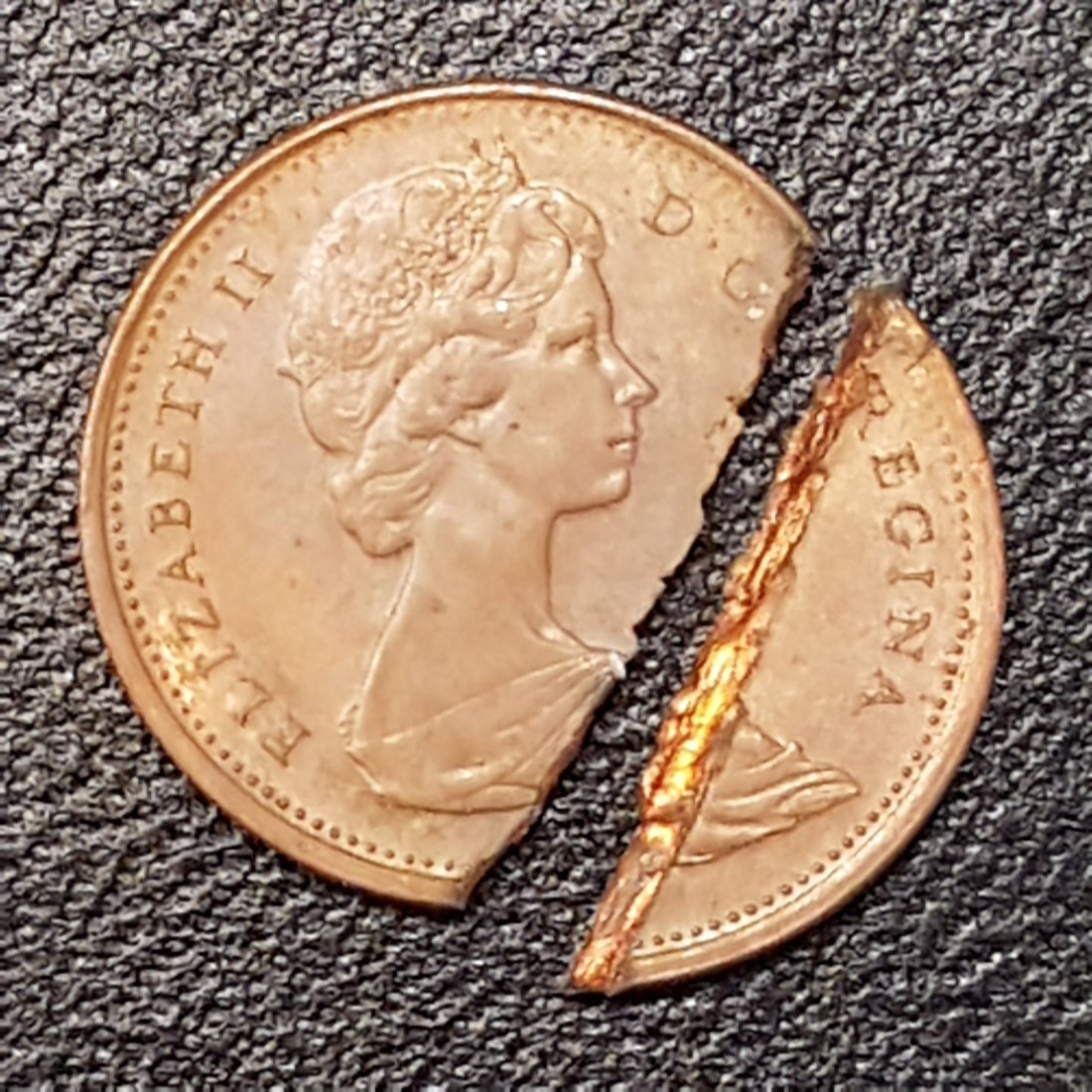 1969-1-Cent-Broken-Planchet---Beauty!