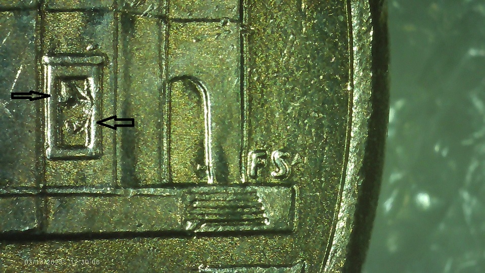 2020-P-Nickel-Reverse-Broken-Window-Die-Chips-On-Letters-&-Building!