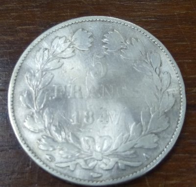 Question-About-Whizzing-On-A-1847-5-Franc