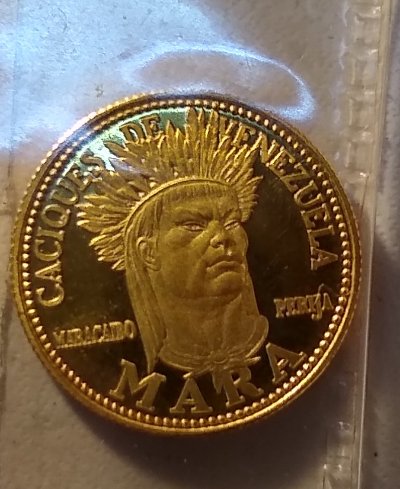 Venezuela-5-Bolivares---Indian-Chiefs-Of-Venezuela---Guaicaipuro