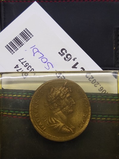 Hadrian-Sesterius-In-A-Vintage-Coin-Destroying?-Plastic-Case.thoughts-And-Opinions-Please!