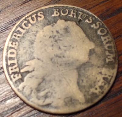 Prussia-⅓-Reichstaler-Slick-And-Oddly-Toned.