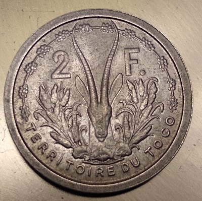 1948-2-Franc-Togo-Aluminum-Non-Essai.-Need-Help-With-This-One