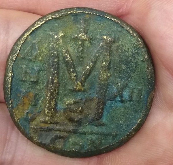 Justinian-?-Large-Bronze-M-Anno-XII