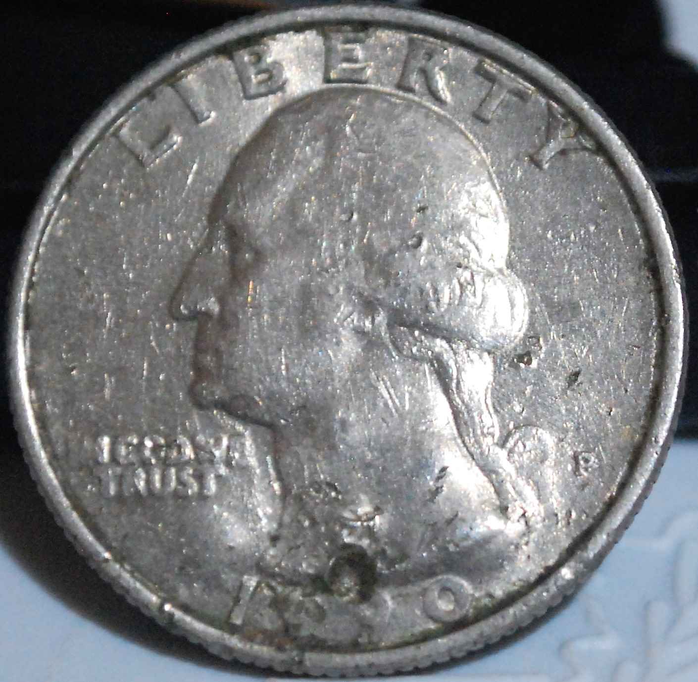 1990-P-Quarter-Punched-Both-Sides