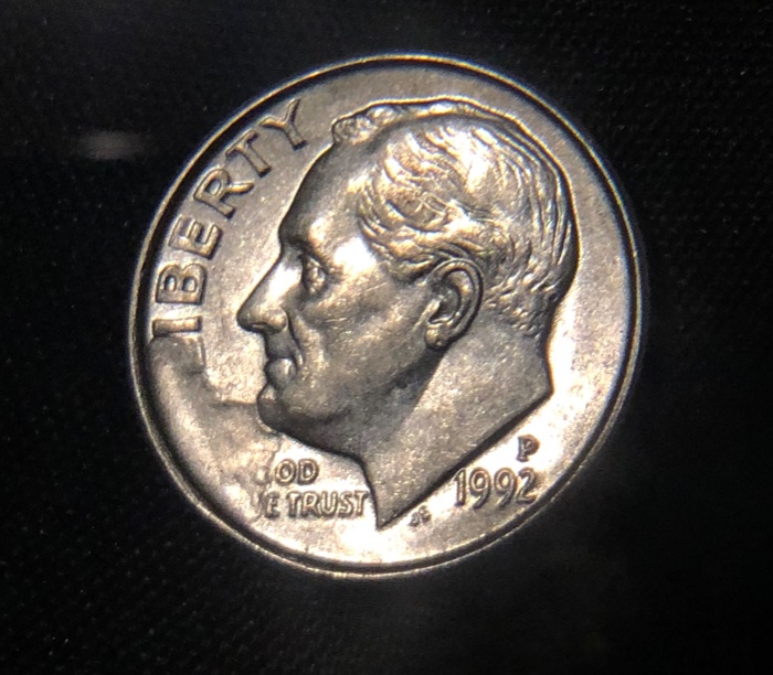 1992-Dime-Smudges...common?