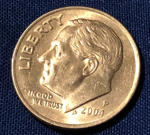 2004-P-Dime...-Reverse-Die-Blots,-Extra-Leaf?
