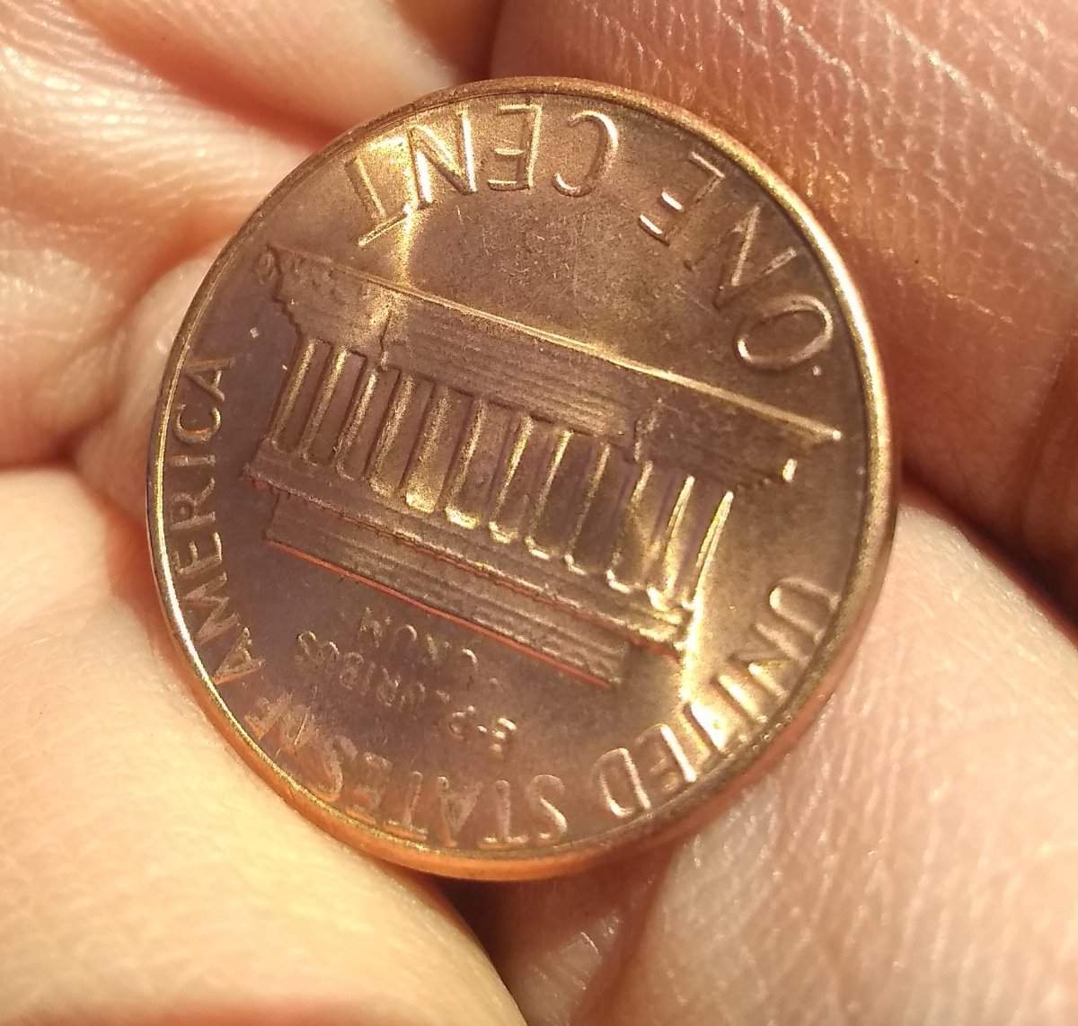 1985-D-Lincoln-Cent-Strike-Through-