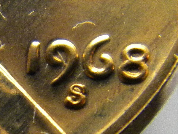 1968-S-Lincoln-Proof-Penny--Filled-In-S-Mint-Mark?
