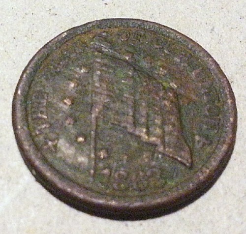 1863-The-Flag-Of-Our-Union-Token