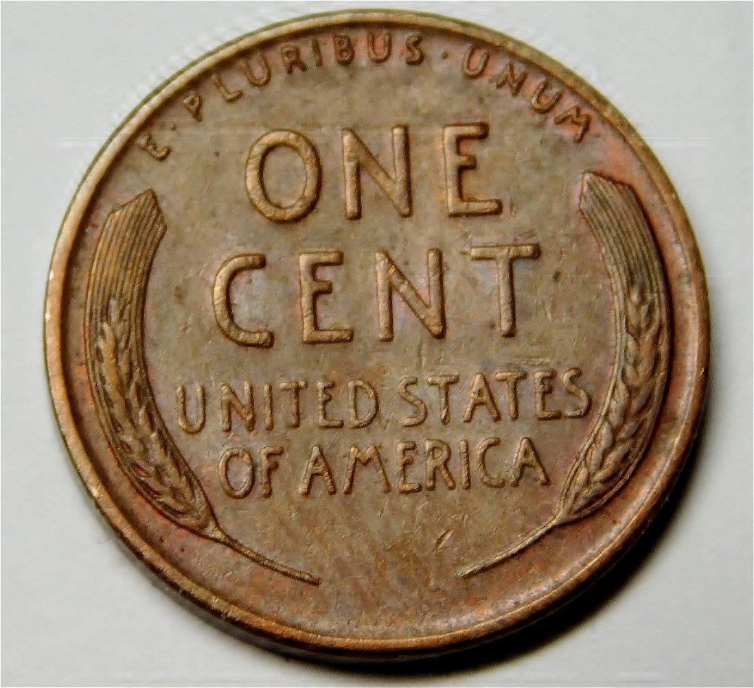 1957-D-Wheat-Cent-BIE-&--Rim-To-Rim-Lamination