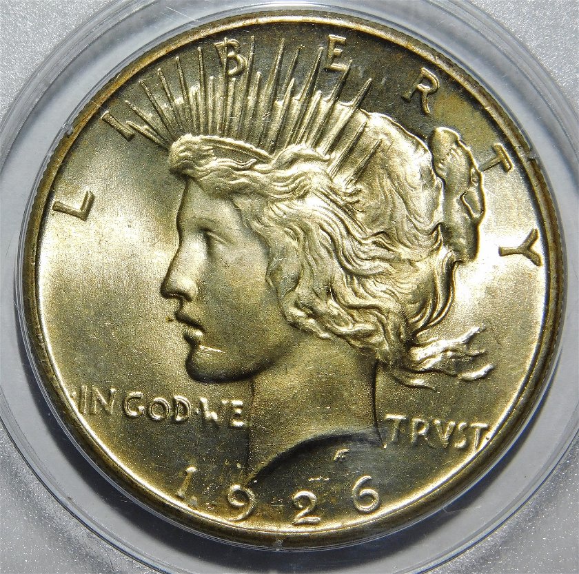 1926-Peace-Dollar-In-PCGS--Old-Green-Holder-GTG