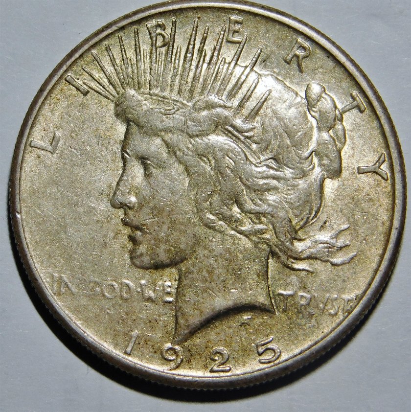 1925-S-Peace-Dollar---Circulated---For-Grading