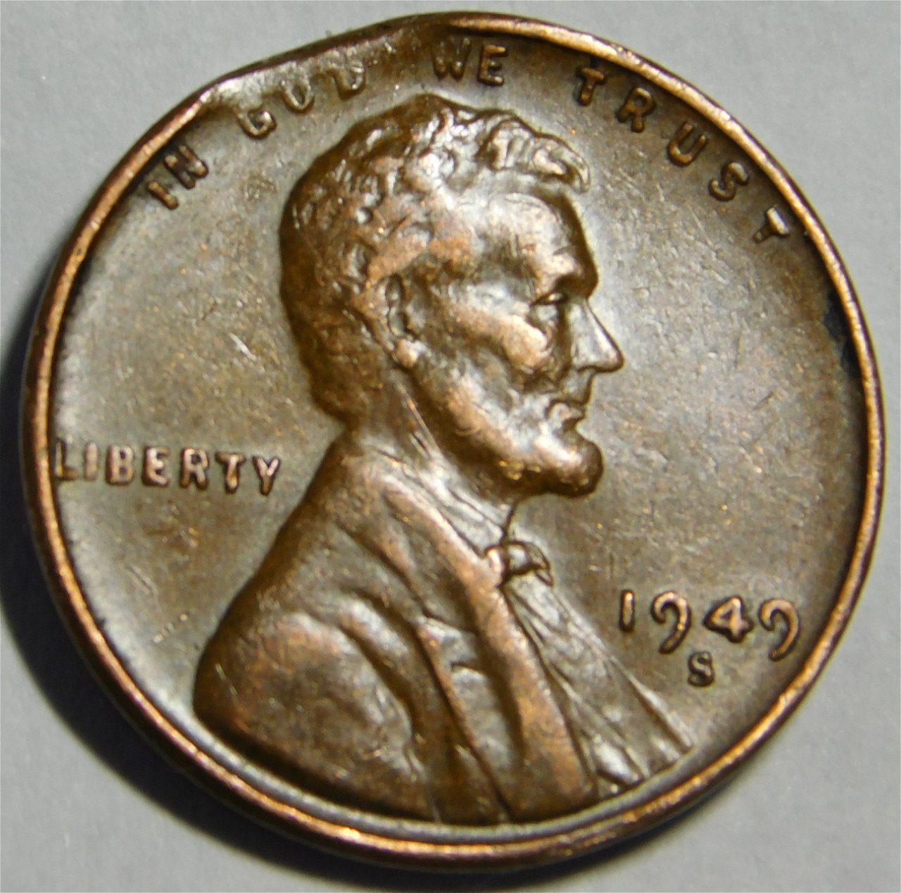 1949-S-Lincoln-Wheat-Cent---Planchet-Clip?