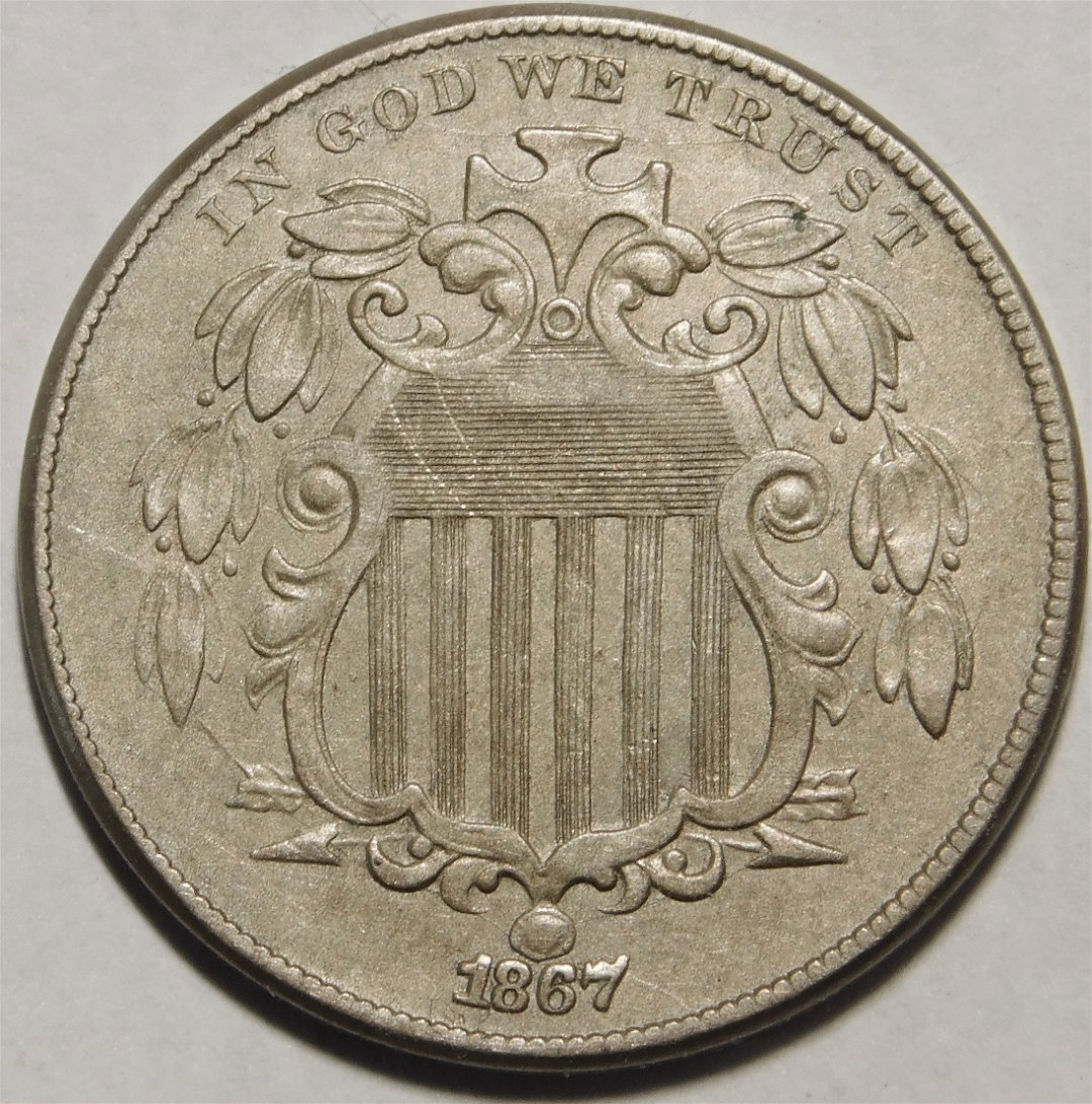 1867-Shield-Nickel-For-Grading