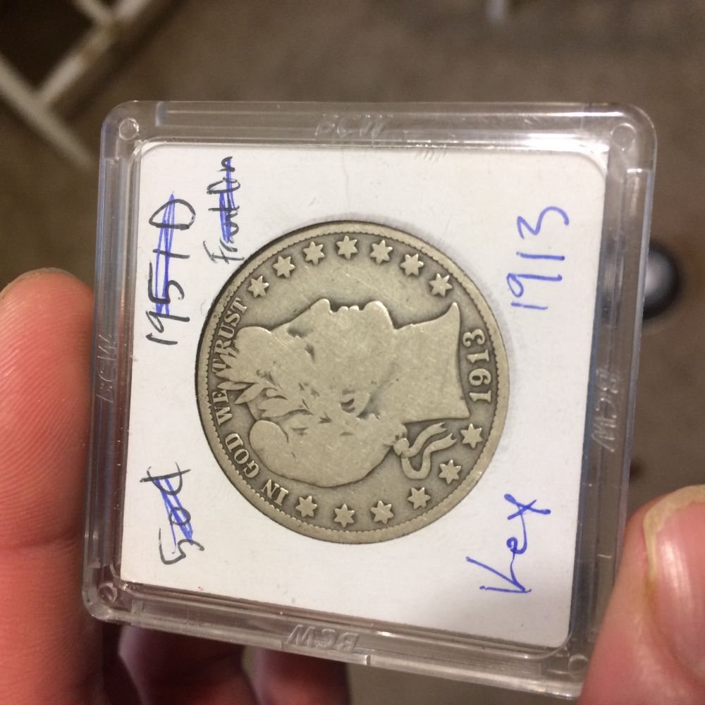 Grade-These-For-Me-Please:-1913-Barber-Half-Dollar,-1917-Standing-Liberty