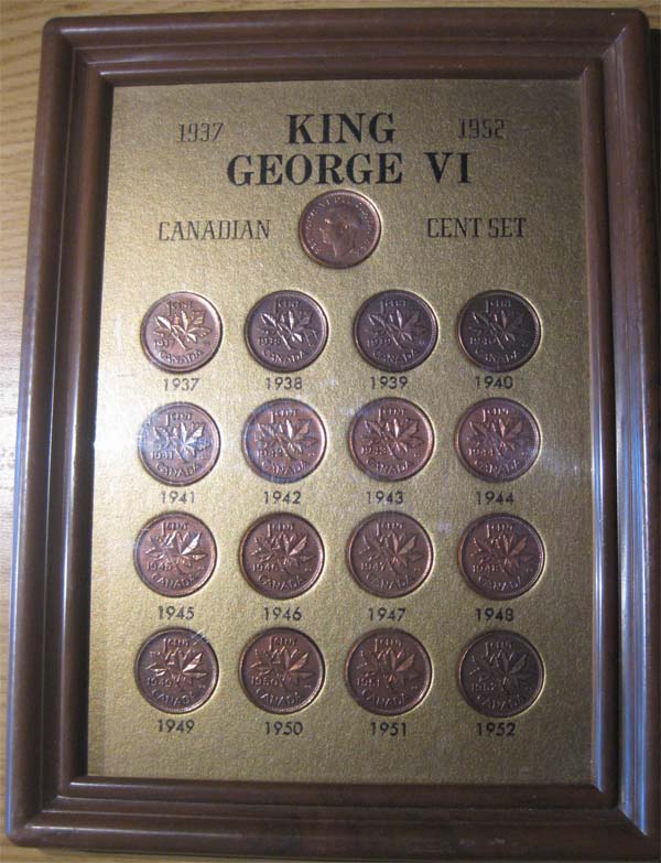 King-George-VI-Complete-Penny-Set-1937-1952-Finds-!!