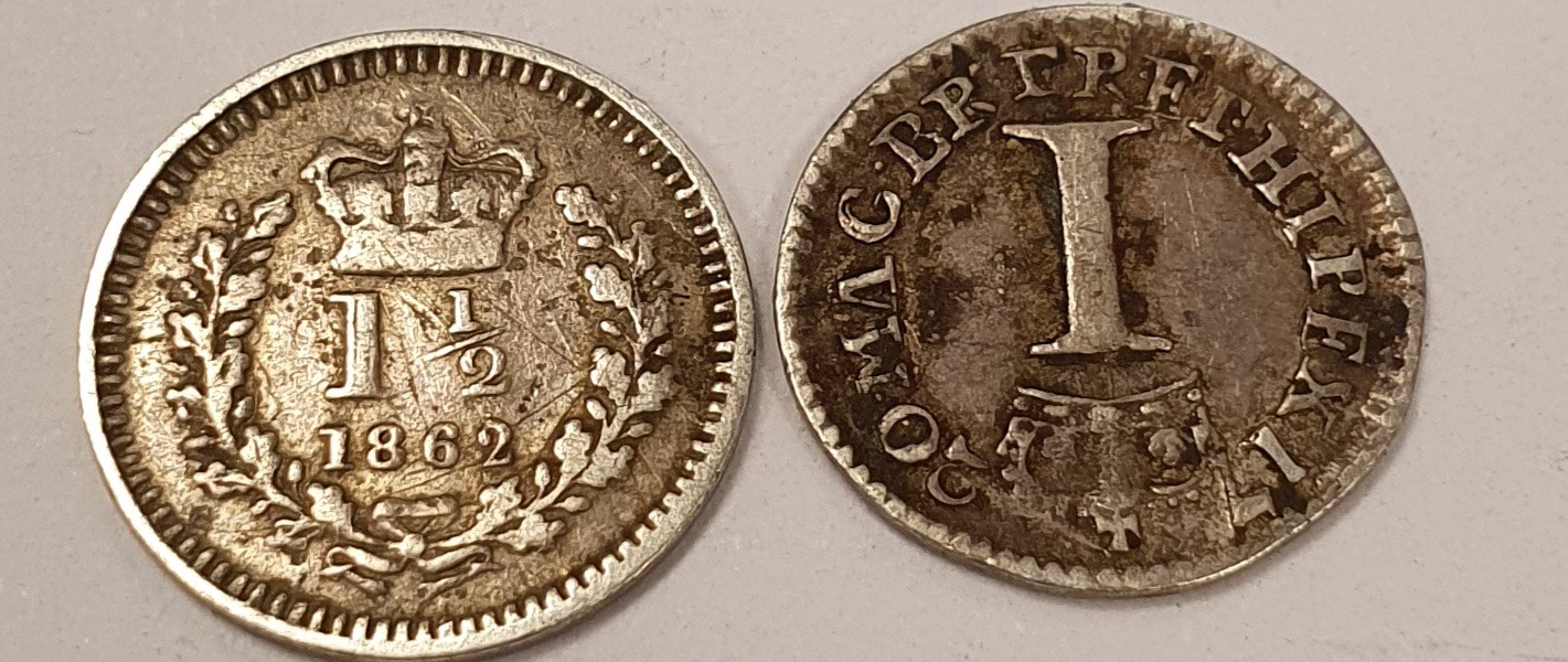 Help-Identifying-Old-Coins-Id:-Silver-Penny-And-1�-Pence