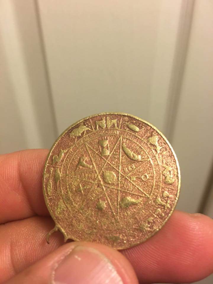 Unidentified-Gold-Coin/Medallion-Found-In-Michoacan-Mexico