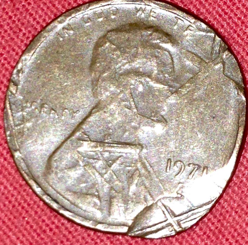 1971-Lincoln-Cent.-Error-Or-Damage?