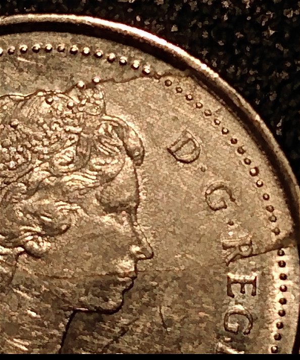 Canadian-1988-Dime,-Strike-Through-?