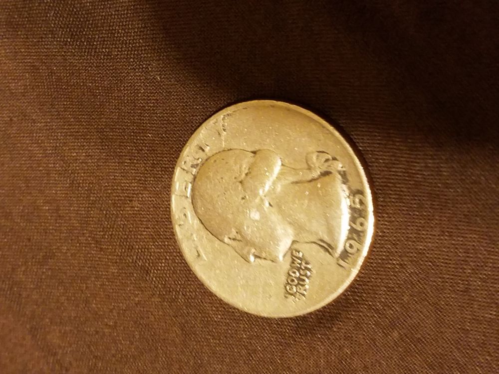 1965-Washington-Quarter-Of-Minting-Error