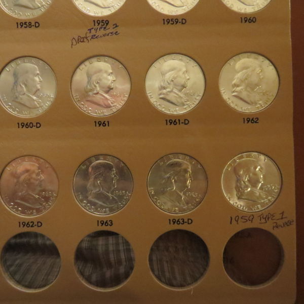 Franklin-Half-Dollars-In-Dansco-Pics-Up