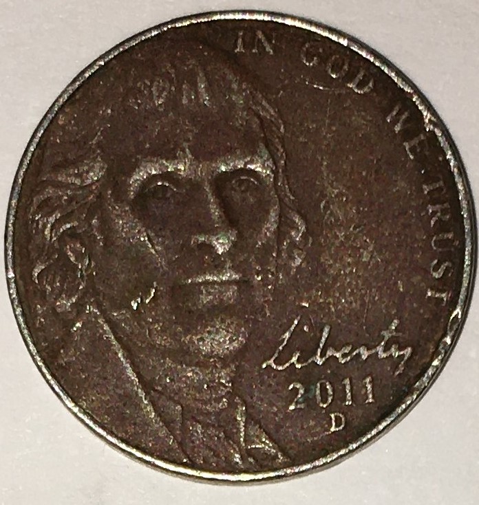 2007-D,--2011-D,-Nickles----Dark-Color