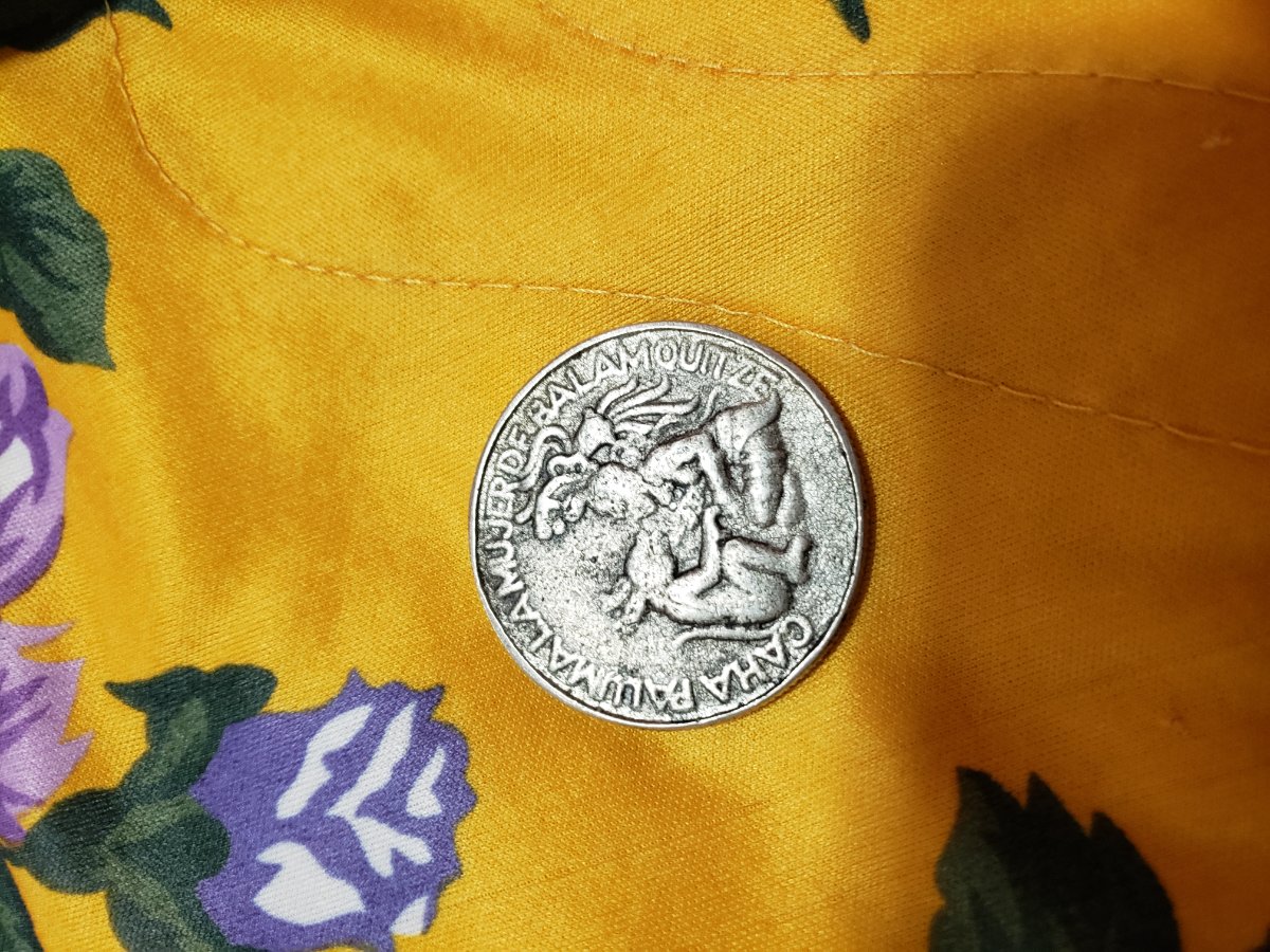 Found-In-Guatemala-N-Market-Tourist-Souvenir-Of-Mayan-God-B'alam-Quitzé