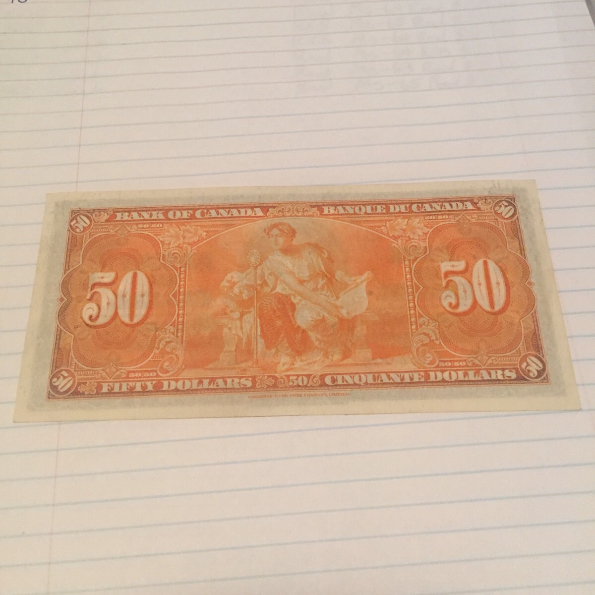1937-Consecutive-$50-Bank-Of-Canada