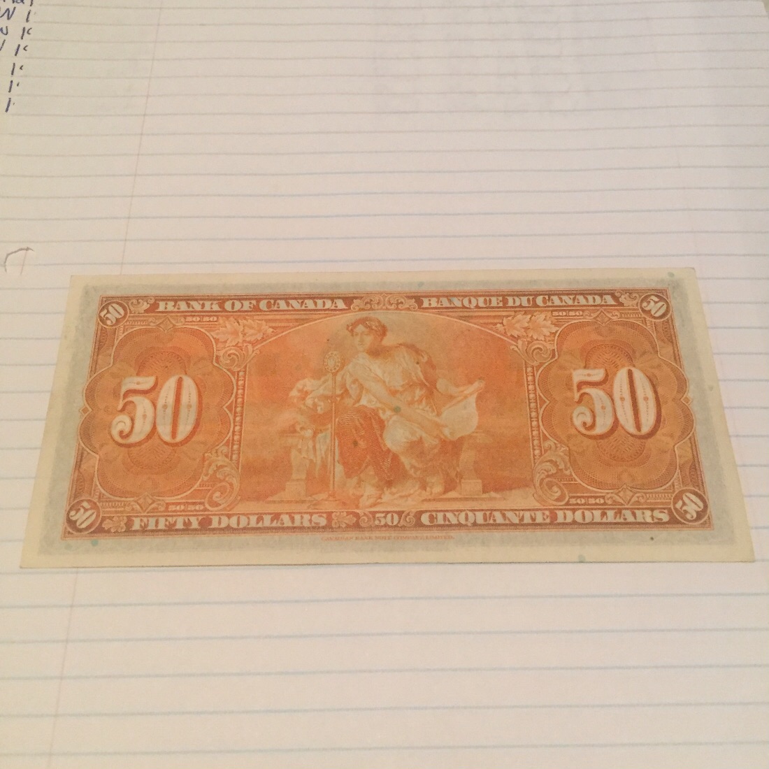 1937-Consecutive-$50-Bank-Of-Canada