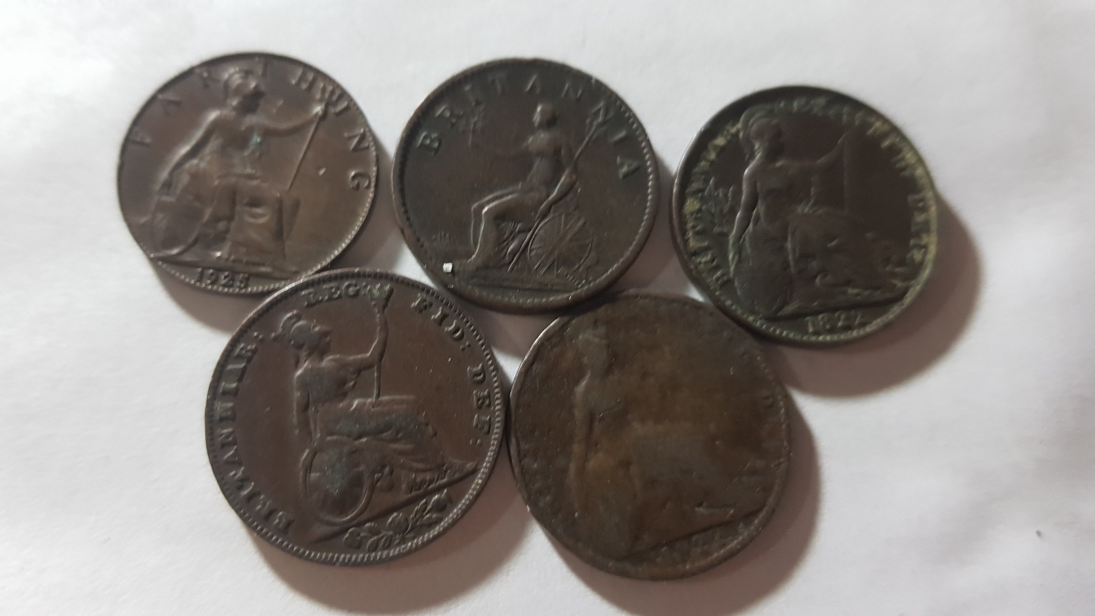 A-Group-Of-Farthing-Coins-Or-Least-That-What-They-Look-Like