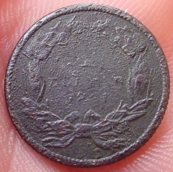 1861-Gold-Dollar-Struck-In-Copper/Bronze