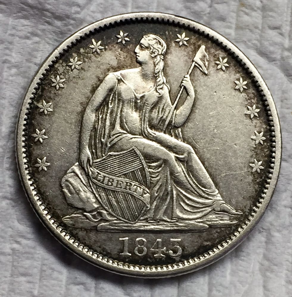 1843-O-Seated-Liberty-Half-Dollar-For-Grading