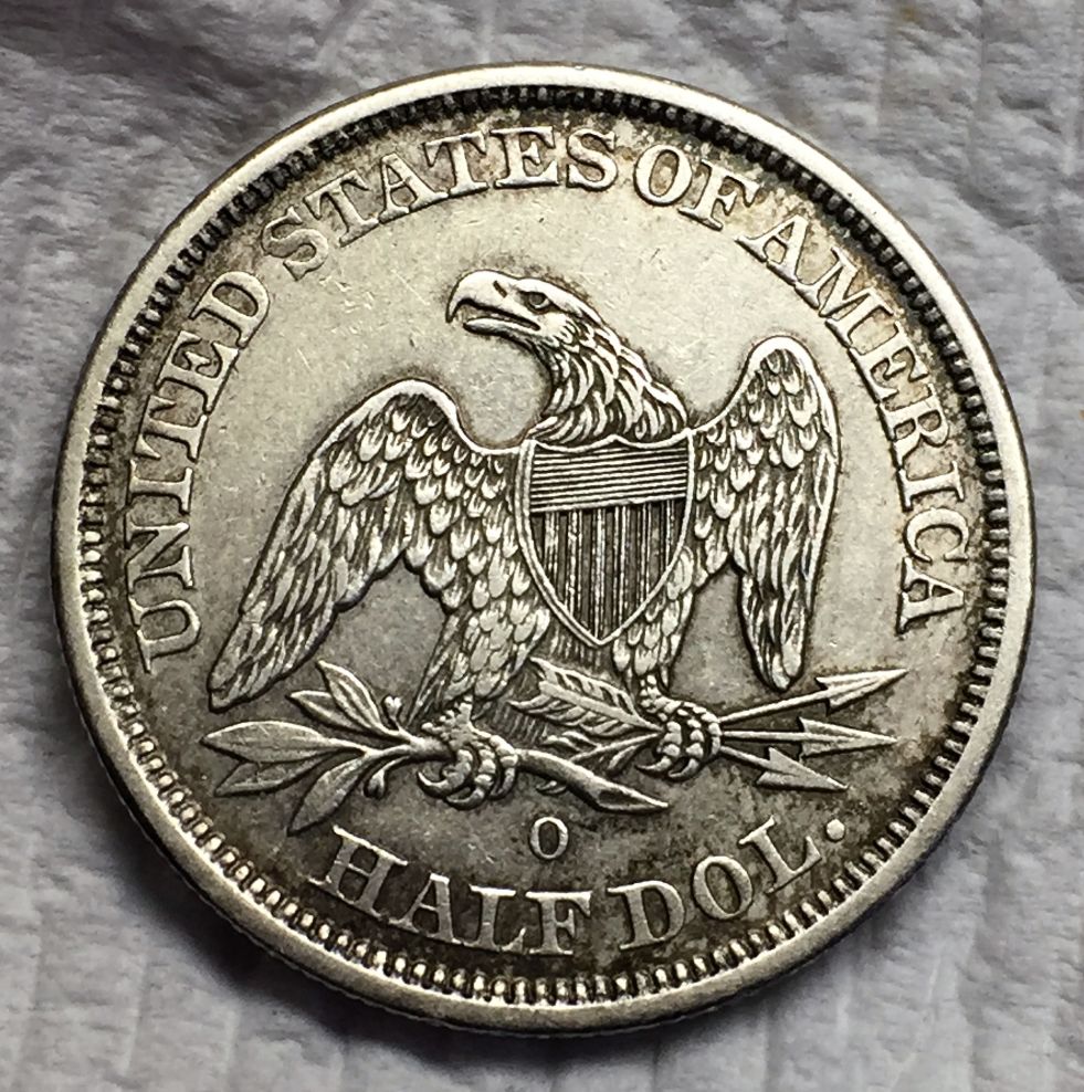 1843-O-Seated-Liberty-Half-Dollar-For-Grading