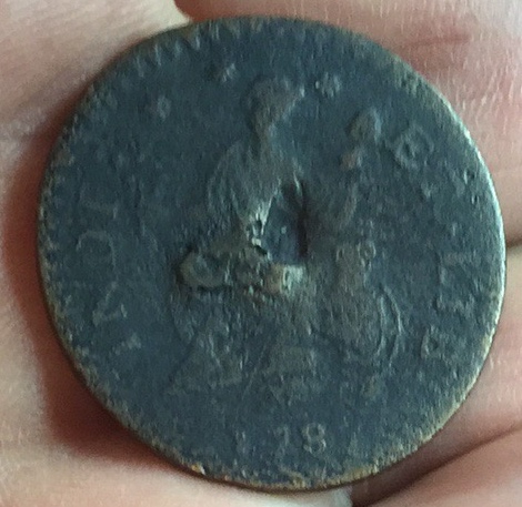 1787-Laughing-Head-Connecticut-Copper-For-7.01-Shipped